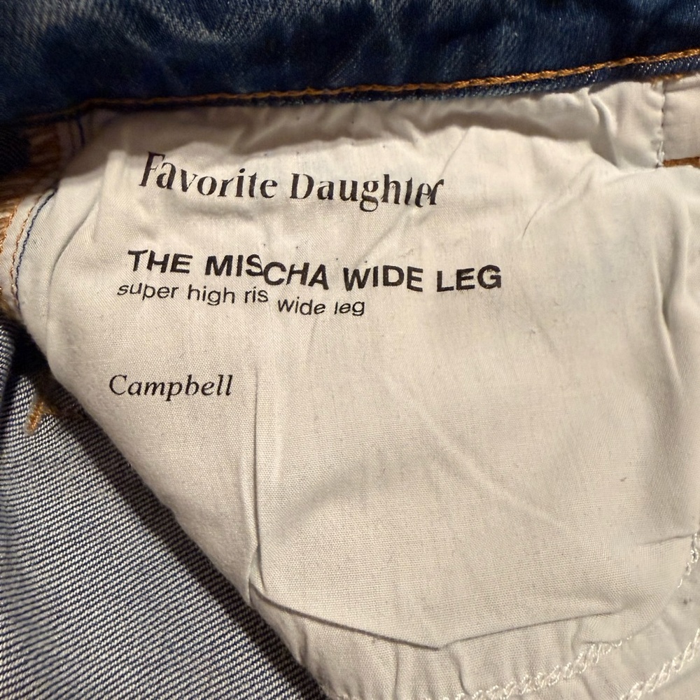 Favorite Daughter The Mischa Wide Leg in Campbell wash size 28 - Picture 10 of 13